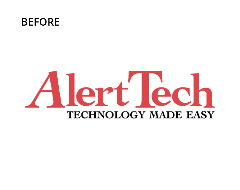alert logo before