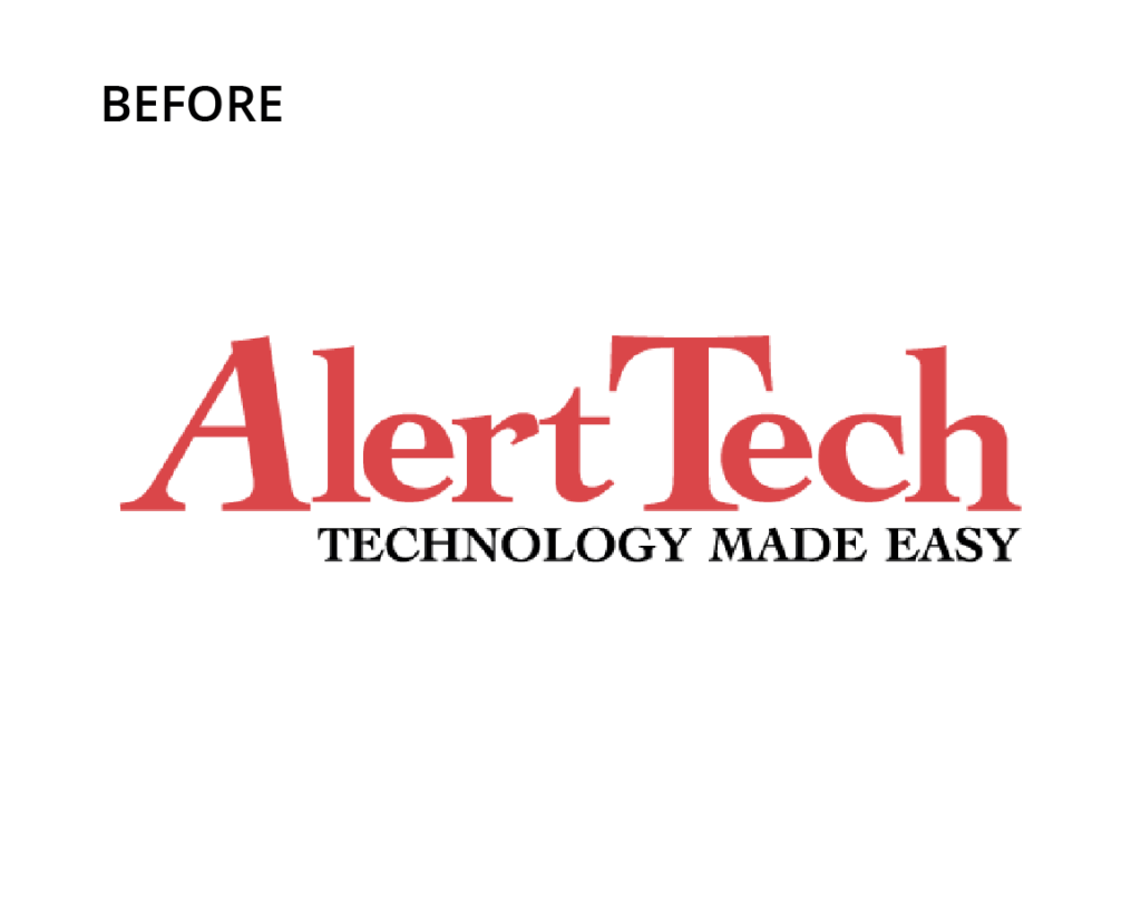 Alert Tech Brand Refresh alert logo before