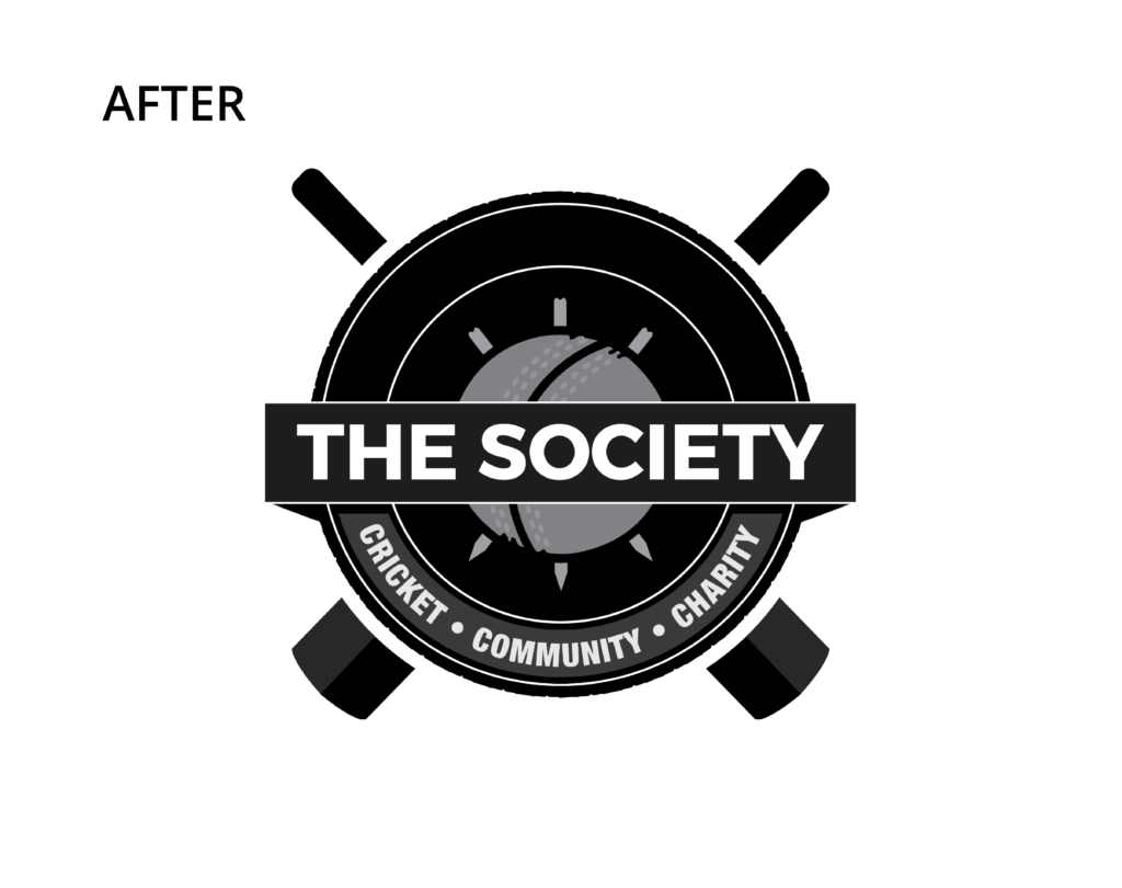 the society logo after