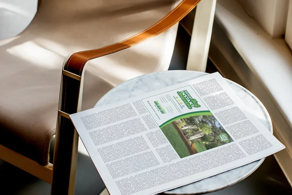 Print & Media Management CT newspaper mockups tabloid size 01