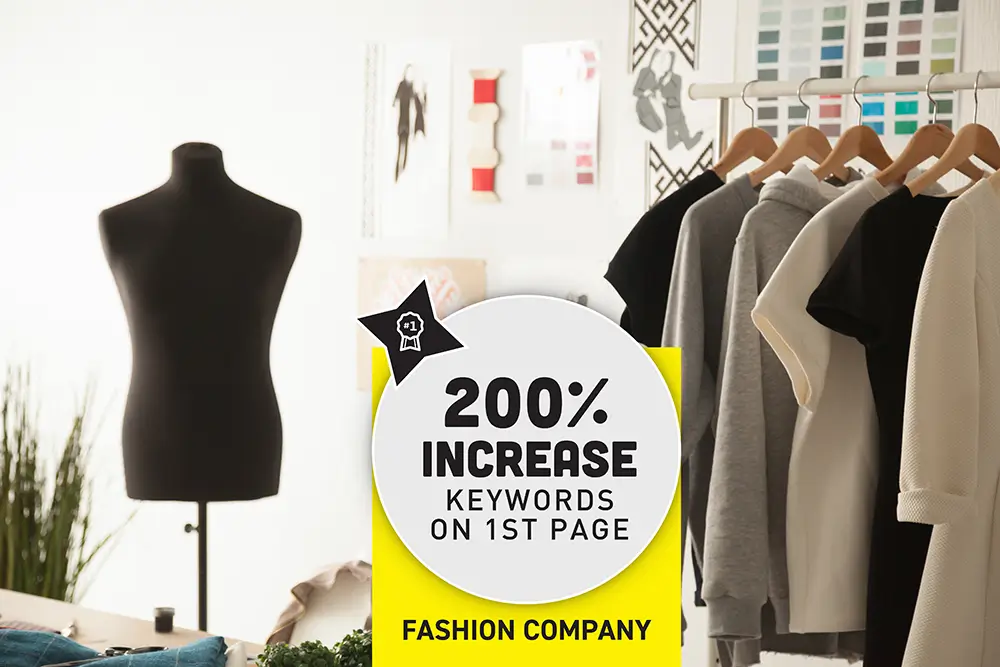 SEO stats Fashion company